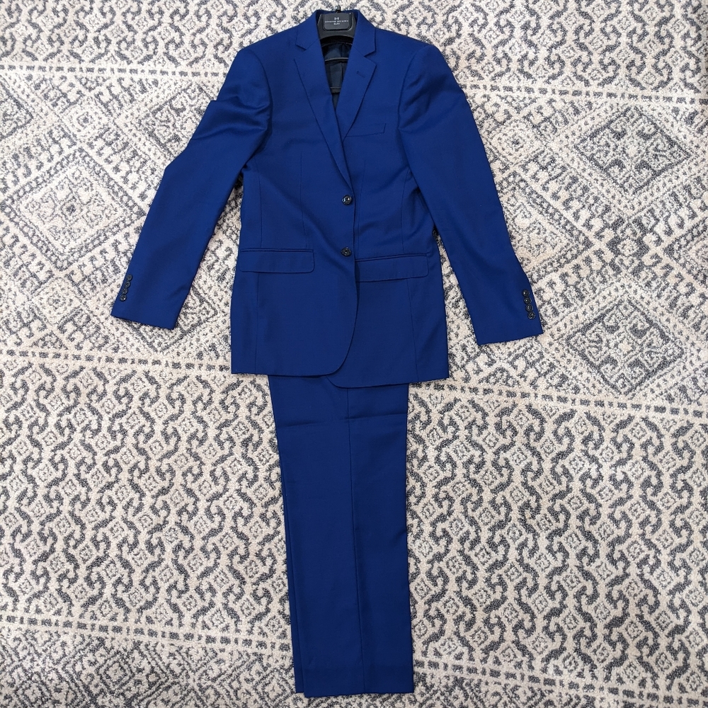 ROYAL BLUE NANOSTRETCH SLIM FIT SUIT